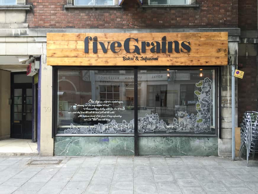 Cafe Sign and Shop Front