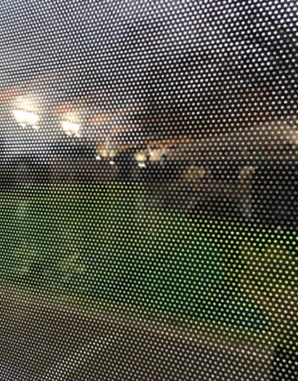 Privacy for Window using Contra Vision Perforated Film