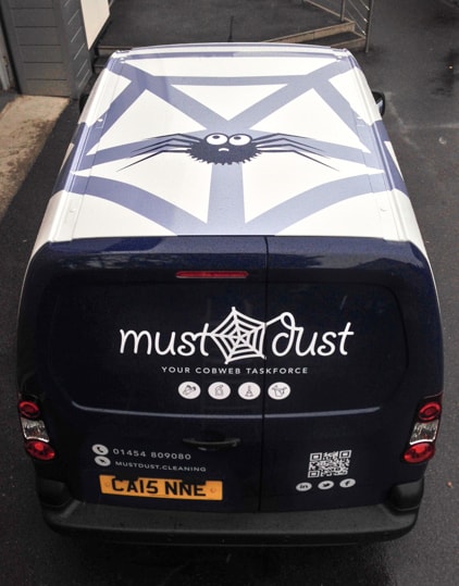 Van Graphics can be used on any part of a vehicle