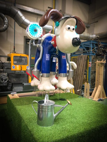 Aardman Animations creation takes flight!