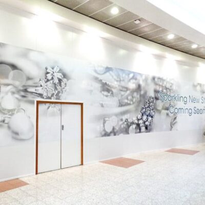 Retail Hoarding Installation + Graphics Application