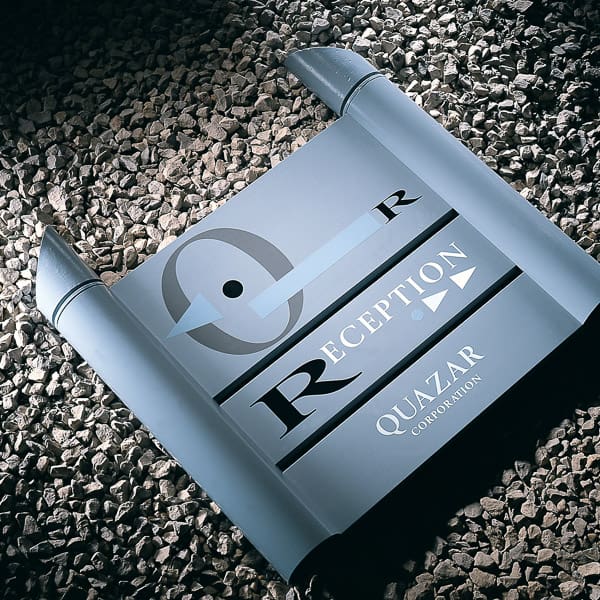A post panel modular way finding sign
