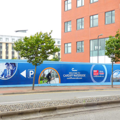 Hoarding Graphics surrounding the perimeter of a Building Site