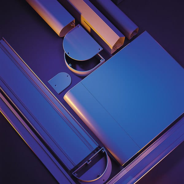 Exterior, modular directional sign systems profiles