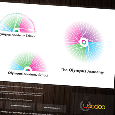 School Branding Design options being prepared in readiness to show a client