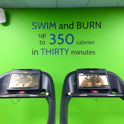 Motivating Vinyl Graphics applies to a Gym wall