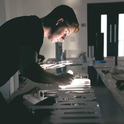 Signs being manufactured in the workshops at Voodoo