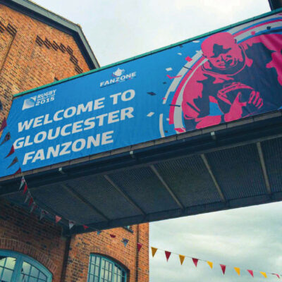 Large format Banner for the Gloucester Quays Designer Outlet Centre