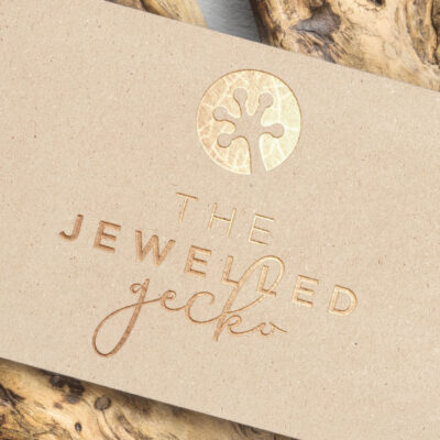 Branding and Logo design for The Jewelled Gecko