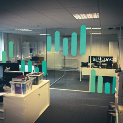 Office window partition safety graphics Office window partition safety graphics