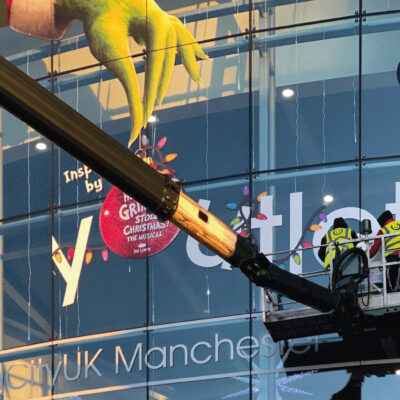 Shopping Centre Large format window graphics