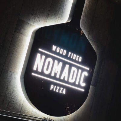 Bespoke Fabricated Logo for a Pizza Restaurant