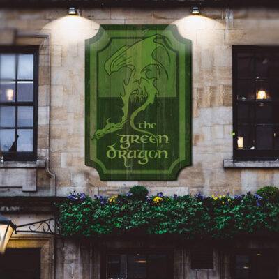 Front Lit Signage for a Pub