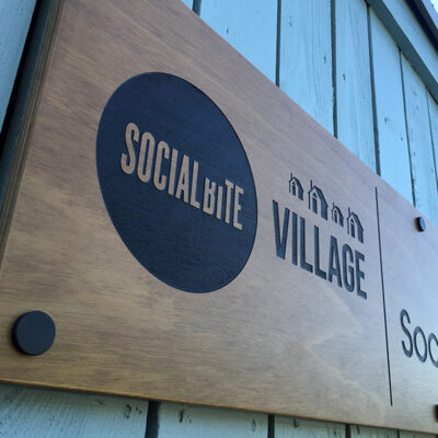 Engraved Wooden Signage