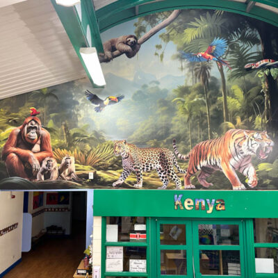 Bailey's Court_Primary School_Wall Graphics Bailey's Court Primary School Wall Graphics