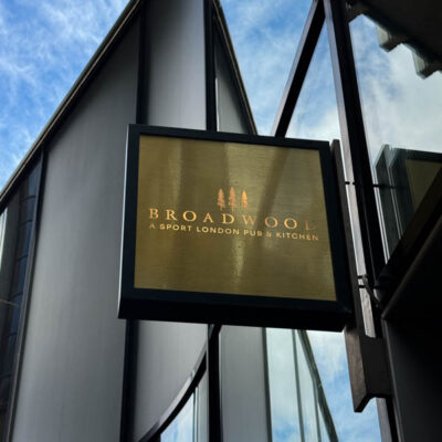 Broadwood Sports Bar External Projecting Sign Broadwood Sports Bar External Projecting Sign
